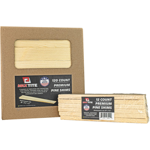 8" Pine Wood Shims